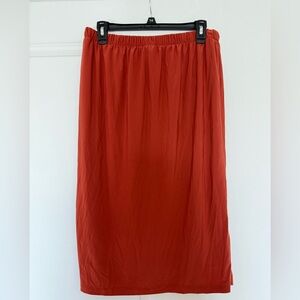 Elegant Red Women's Skirt